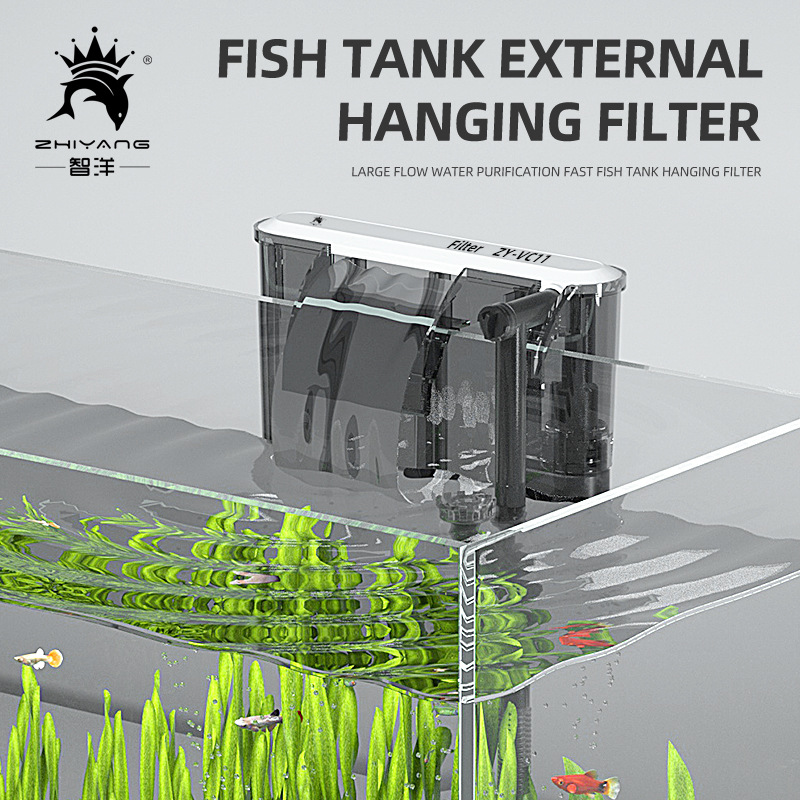 Hang on Back Style Aquarium Water Plant Fish Tank Water Filter fish tank aquarium External external Hanging waterfall filter