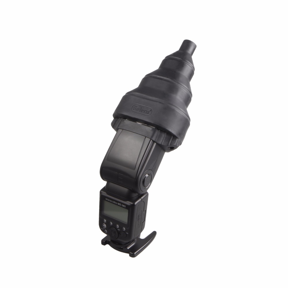 Flitser speedlite filter diffuser straalbuis conische snoot voor canon nikon yongnuo flitser speedlite