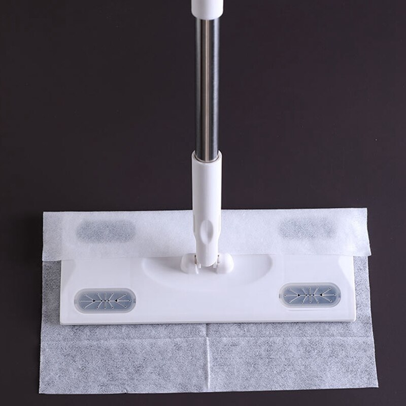 Mopa electrostática para recoger el polvo, toallitas desechables de papel al vacío para el suelo, mopa plana, herramienta de limpieza para el hogar
