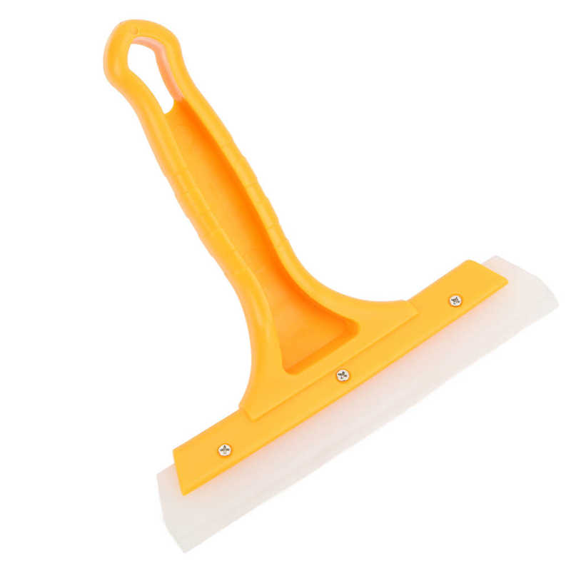 Multipurpose Squeegee Yellow Scratch Free Silicone Soft Universal for Car Window Kitchen Bathroom Window Squeegee