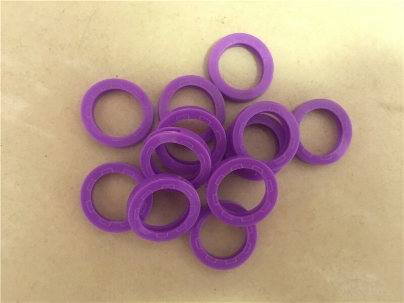 20pcs Random Hollow Multi Color Rubber Soft Key Locks Keys Cap Key Covers Topper Keyring: 3