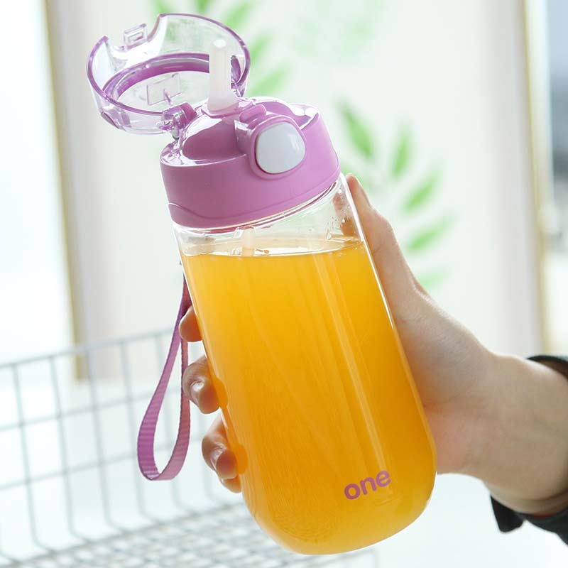 500ml spedbarn baby drikke kopp med et sugerør bærbart tau bpa gratis baby tåteflasker sippy trening spedbarn mat kopper