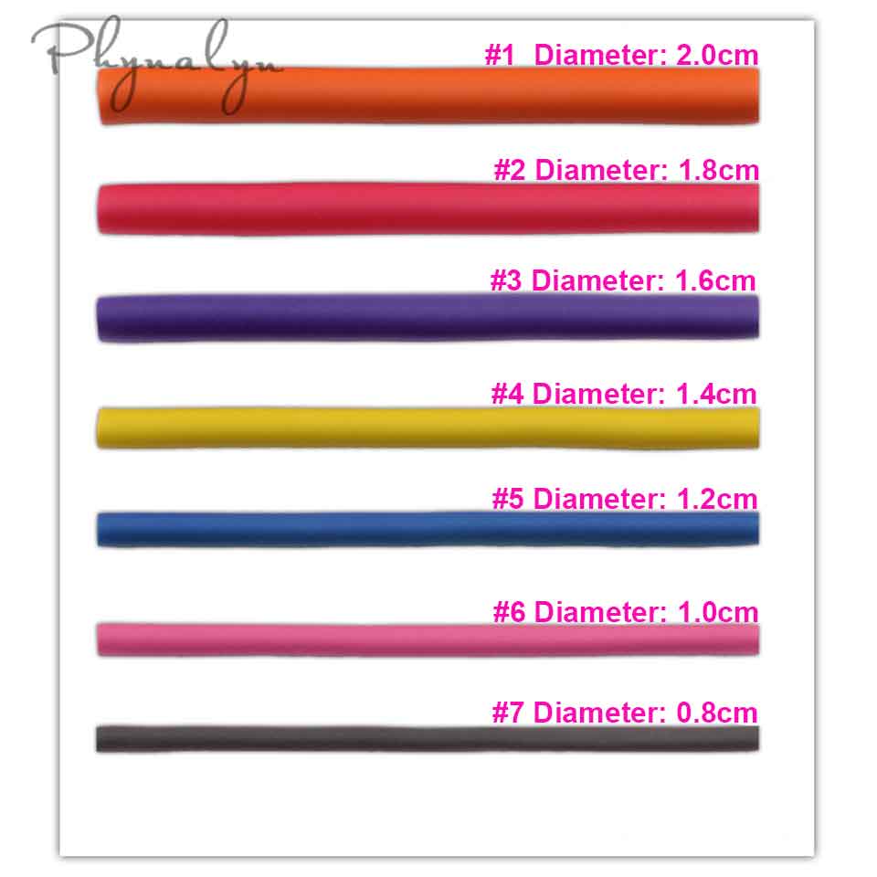 Hair Rollers Sponge Hair Curling 10pcs Soft Curl Hair Bendy Roller DIY Styling Hair Rollers Tool Curler Maker