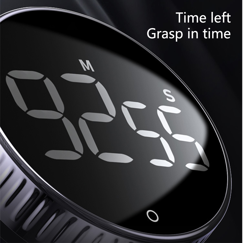 Magnetic Digital Timers Manual Countdown Kitchen Timer Countdown Alarm Clock Mechanical Cooking Timer Alarm Counter Clock
