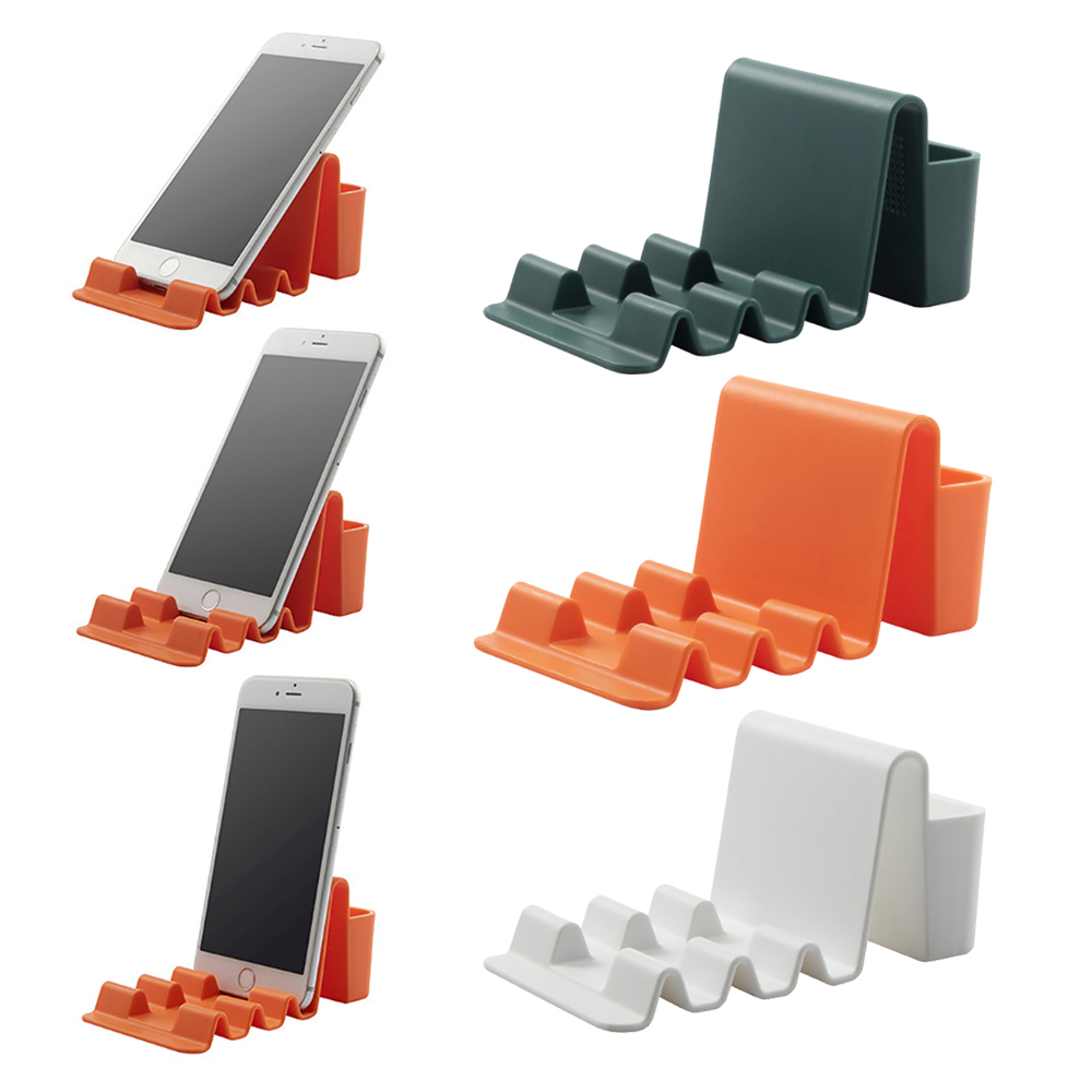 Wellenförmige Telefon Halfter Multifunktions Schreibtisch Stehen Multi-winkel Faul Halterung Tragbaren Nacht Mini Gestell Telefon Zubehör Universal-