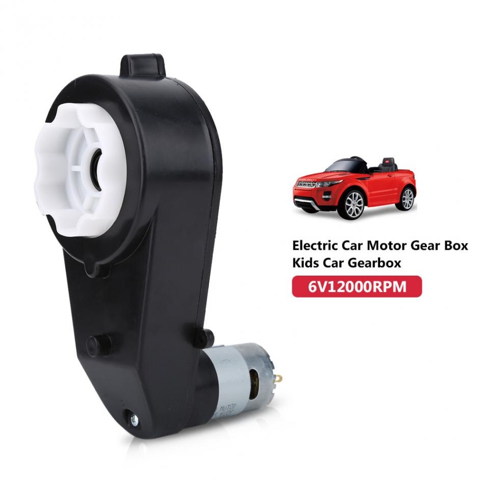 1pc gearkasse støjsvag slidstærk elektrisk motor gearkasse til billegetøj til børn 6v/12v 8000 rpm -23000 rpm valgfri