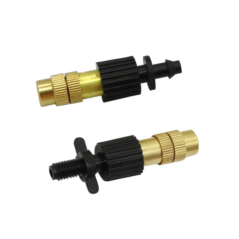 Messing Sproeier Landbouw Greenhouse Cooling Verneveling nozzle Tuin Boomgaard sproeikop systeem Sprinklers 180 Pcs
