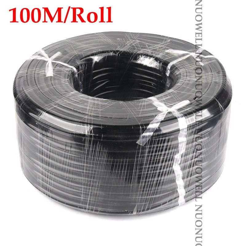 100m 8/11mm Garden Hose Non-toxic PVC Soft Water Pipe Micro Irrigation System Tube Line Gardening Watering Kits Parts