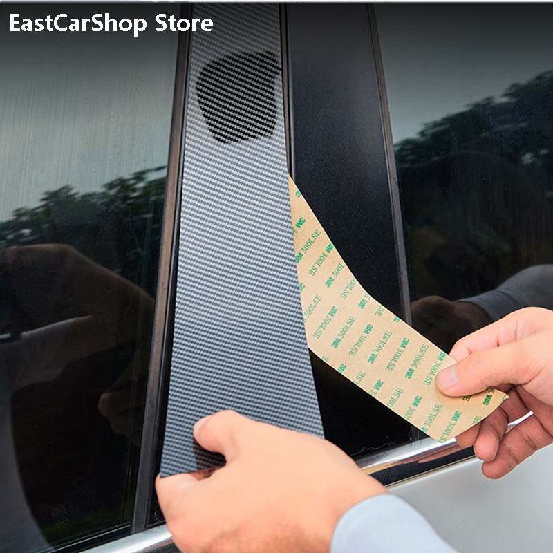 For Renault Captur Car Door Central Window Middle Column Decoration Strip PC B C Pillar Accessories