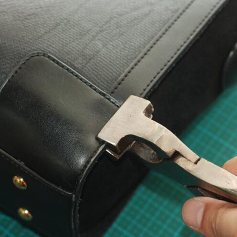 Cuir bord réglage presse aplatir pince pince pour sac à main en cuir sac faisant des pinces bricolage outils à main pince fixe