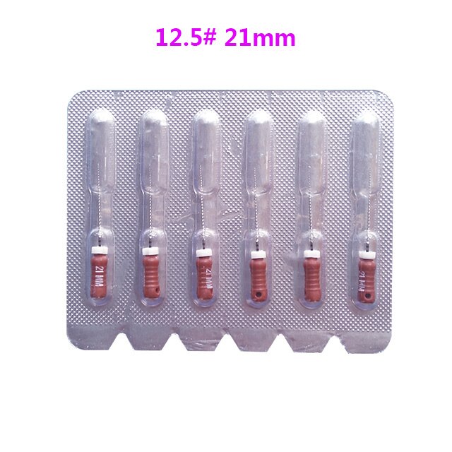 5pack Dental c-pilot pliki 25mm 6-10 # stal nierdzewna C + pliki 21mm pliki endodontyczne C 6 sztuka/paczka pliki endodontyczne: 5pack Size12.5 21mm