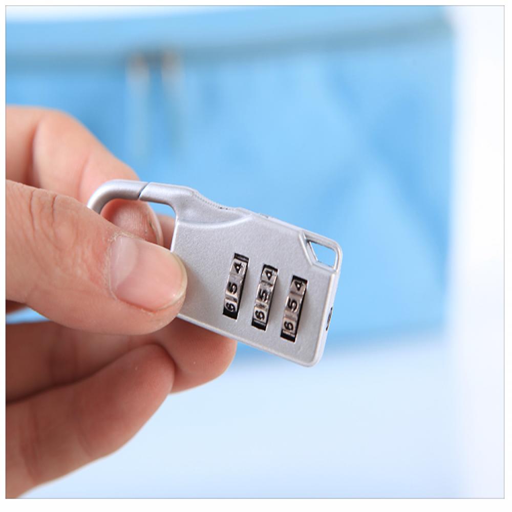 Small Chic Padlock Practical Suitcase Luggage Security Password Lock 3 Digit Combination Travel Accessories