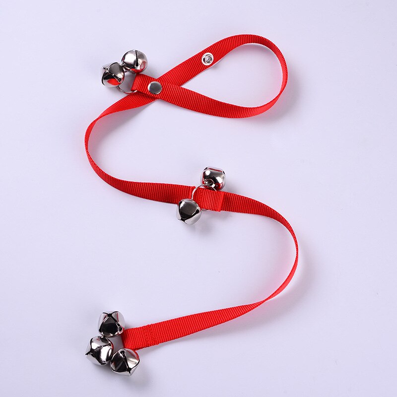 Dog Bells for Potty Training Pet Puppy Doorbell for Housetraining Your Doggy or Housebreaking Your Puppy 2.5*85cm Adjustable