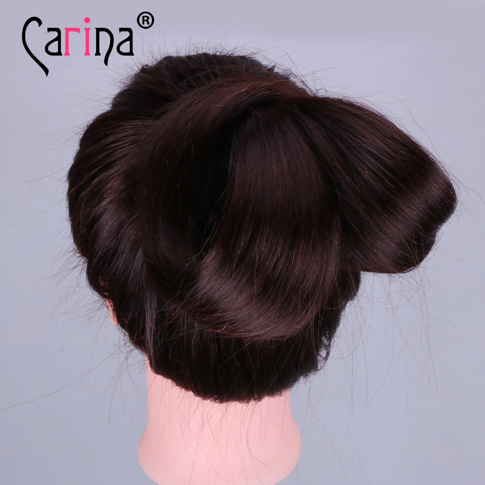 22" Black Mannequin Head With Hair Hairdressing Training Practice Dummy Dolls Barber Hairstyles Training Manikin Heads