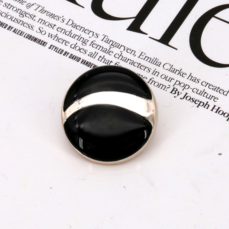 Boutons ronds en cuivre et cuir, 10 pièces, 15/18/20/25mm, pour vêtements, veste, Jeans, boutons métalliques, vêtements, accessoires de couture