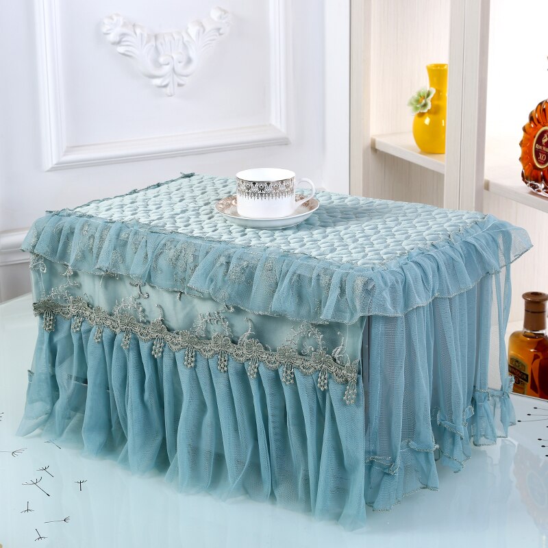 52x30x33cm osłona robić mikrofalówki ogrodowa koronkowa materiałowa osłona ręcznik olejoodporny odporny na kurz zmywalny piekarnik elektryczny