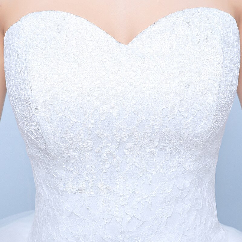Brudekjoler robe de mariage prinsesse luksus blonder hvid bold kjole brudekjoler vestido de noiva brudekjole blonder tilbage