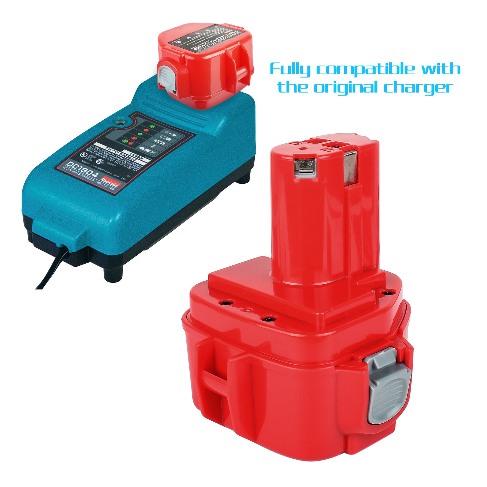 TURPOW – batterie de remplacement NI-MH 12V, 3000mAh, pour Makita PA12 1220 1233 1222 1223 1235 6270D 6271D 6317D 6227D, outils électriques