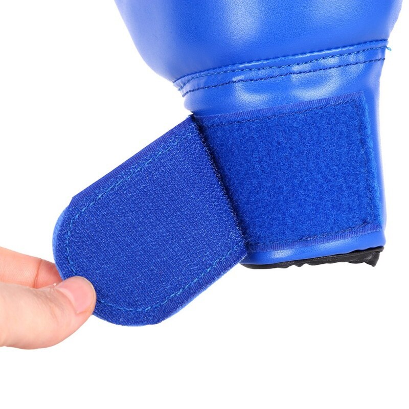 Guantes de cuero PU para niños y adultos, taekwondo, Sanda, Lucha, boxeo, partido, llama