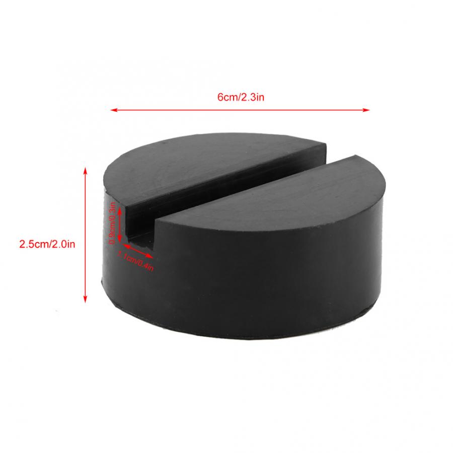 Popular Practical 6CM Black Groove Jack Disk Rubber Pad Pinch Weld Side Rubber Cushion Auto Lifting Repair Tools Kit