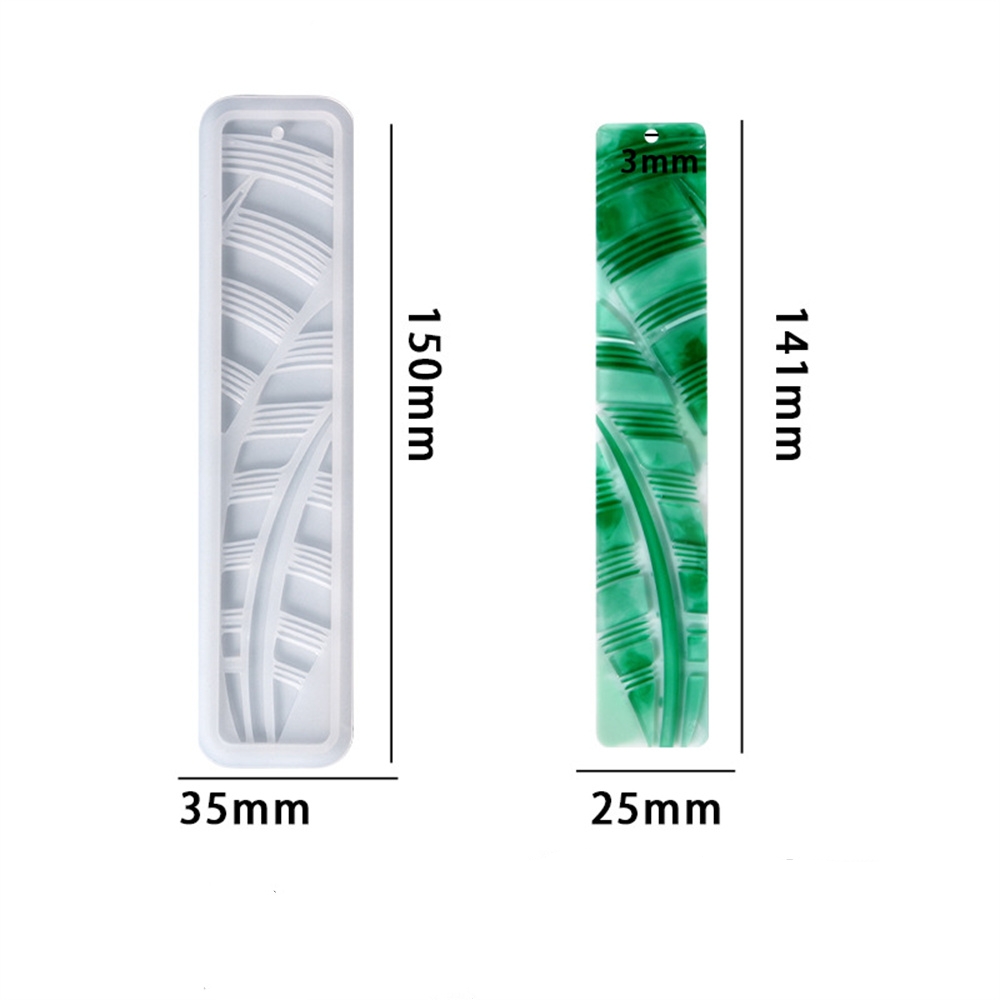 Marcapáginas colgante de resina epoxi, molde de silicona, juego de borlas para llavero DIY, joyería, Kit de suministros para manualidades hechas a mano, accesorios