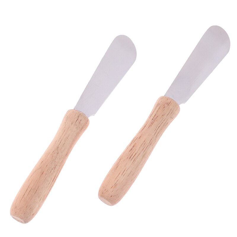 2pcs Stainless Steel Cheese Butter Spatula Child Kid Sandwich Cheese Slicer Kitchen Baking Tool 10*1.8cm