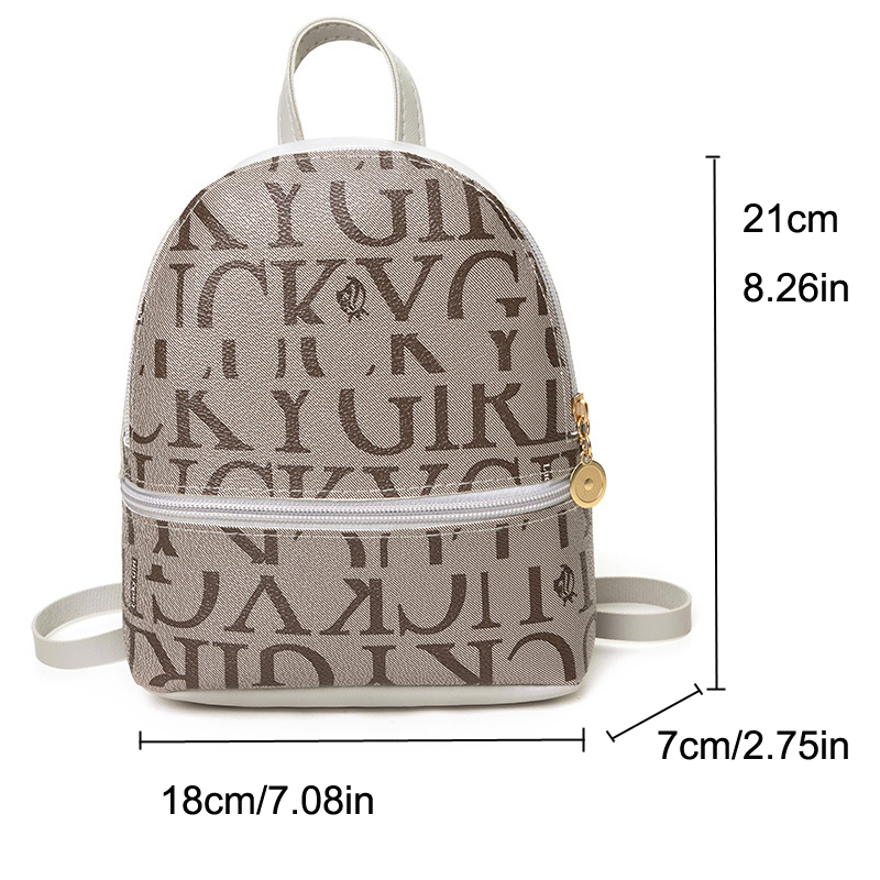 Mini Backpack Retro Crossbody Bag Small Cute Purse Leather PU Little Backpack for Women Trip Travel Outting Bag