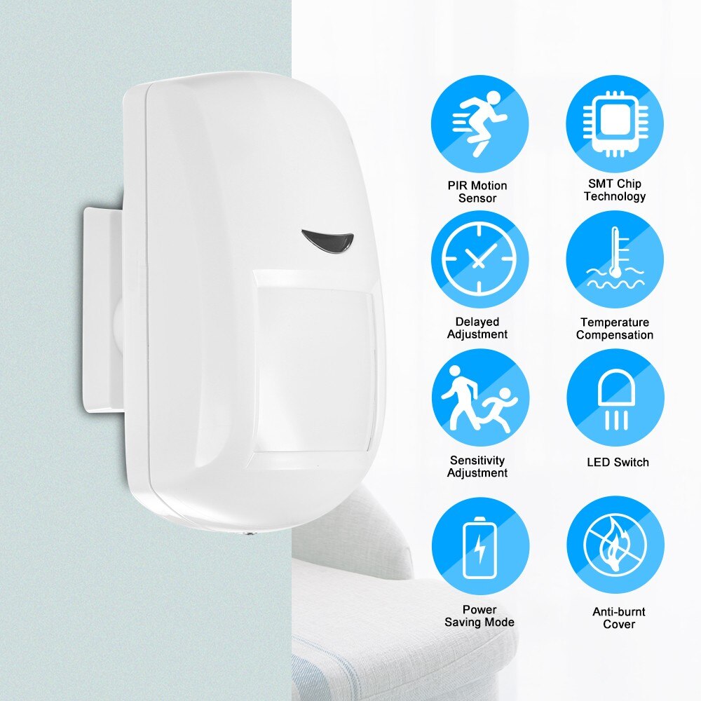 9V PIR Motion Sensor/Transmitter For Wireless Driveway Alarm Alert System PIR Motion Sensor Switch PIR Motion Sensor