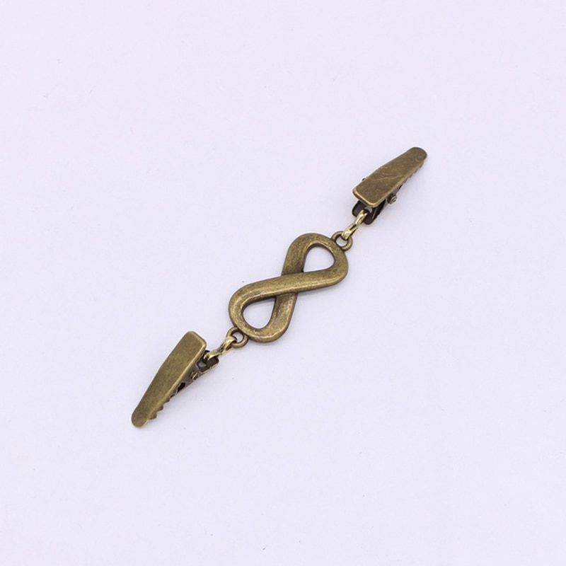 Vintage bronze broche pin kjole spænde pin smykker brocher sølv zinklegering pins 9.5cm