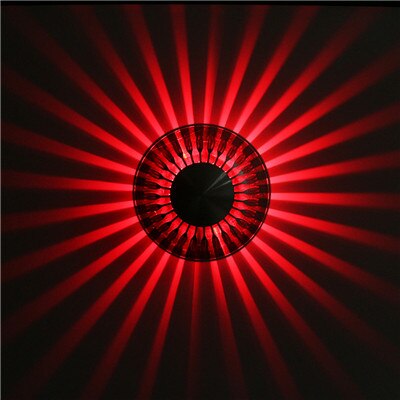 3W RGB LED Ceiling Light ,Embedded Ceiling lamp Scattering Light Aluminum For Living Room Foyer Porch home Lighting Decor: red light