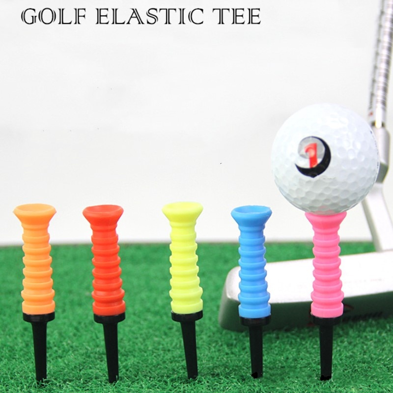 Golf Elastische Zachte Rubber Mouwen Ball Nail Elastische Zachte Bal Nail Limiet Weerstand Bal Tee Accessoires