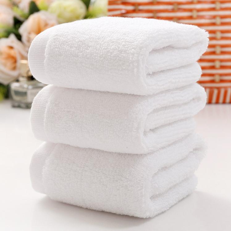 10 stk/parti god hvid billig ansigtshåndklæde små håndklæder køkkenhåndklæde hotel restaurant børnehave håndklæde