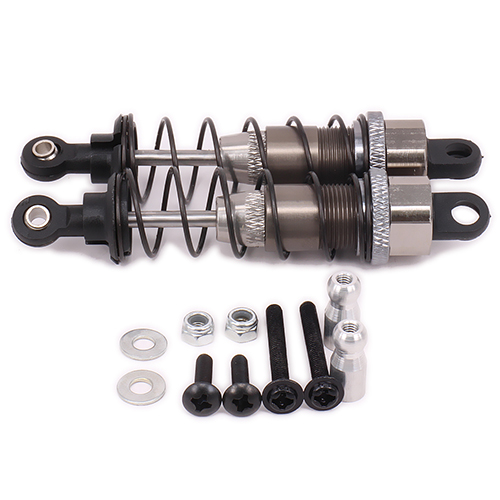 Amortisseur RCAWD 85MM pour voiture de loisir Rc 1/10 HPI série WR8 Flux 101212 107888 Type rempli d'huile: Gris foncé