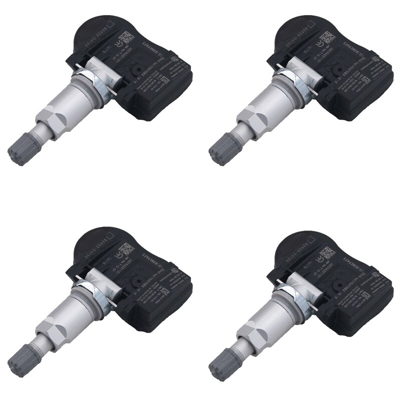 4 PCS TPMS For Hyundai Elantra I30 KIA OPTIMA NIRO Tire Pressure Monitor Sensor 433MHz TPMS 52933-D4100 52933-D91000: Four Pieces