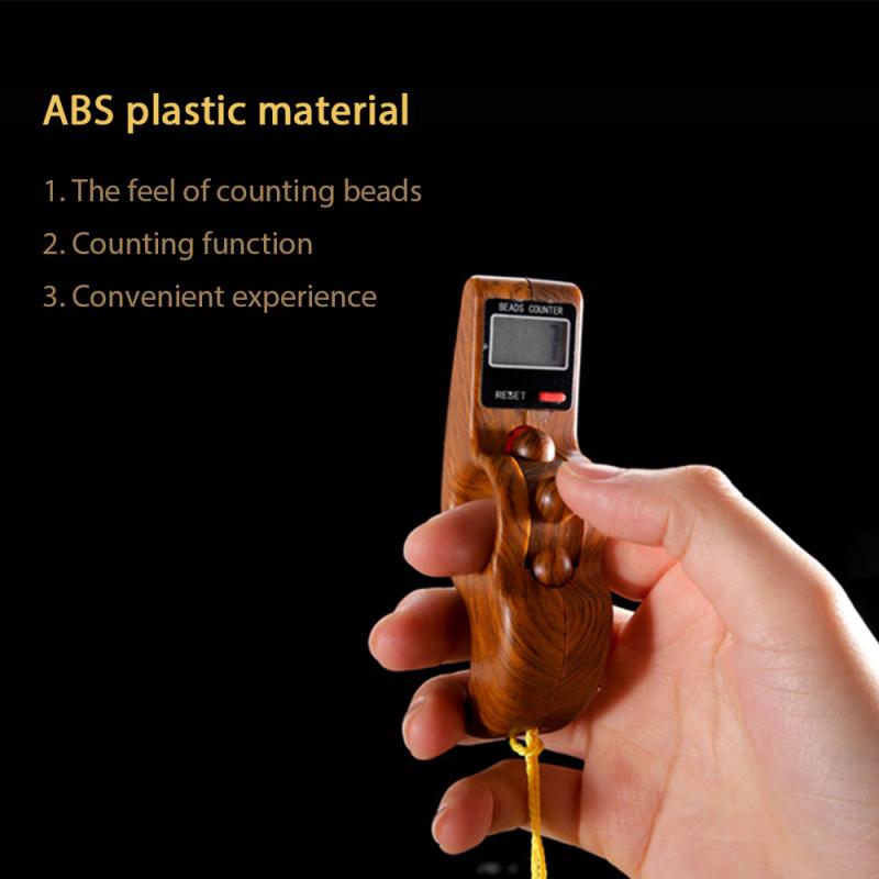 1 pz nuova elettronica Tasbeeh contatore di conteggio digitale con LED facile ripristinabile originale rosario digitale rilassamento giocattoli Dropshipping