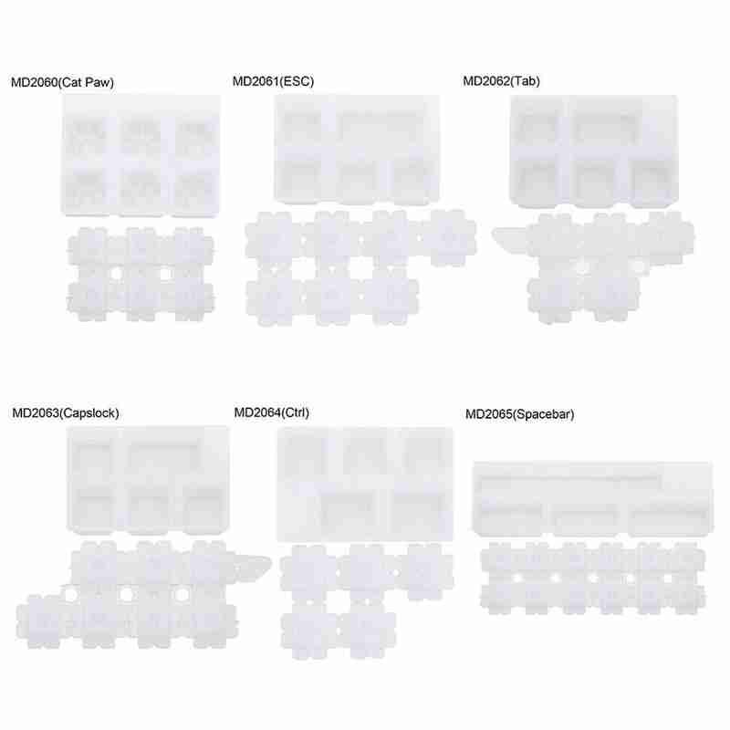 1 PC Manual DIY Mechanical Keyboard Cap Silicone Mold Making Tools UV Epoxy Crystal Crafts Handmade Molds N3T3