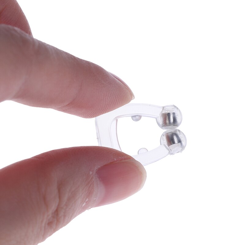 1/3/5PCS Anti-Snore Stop Snoring Night Device Clipple Silicone Magnetic Nose Clip For Sleeping Aid