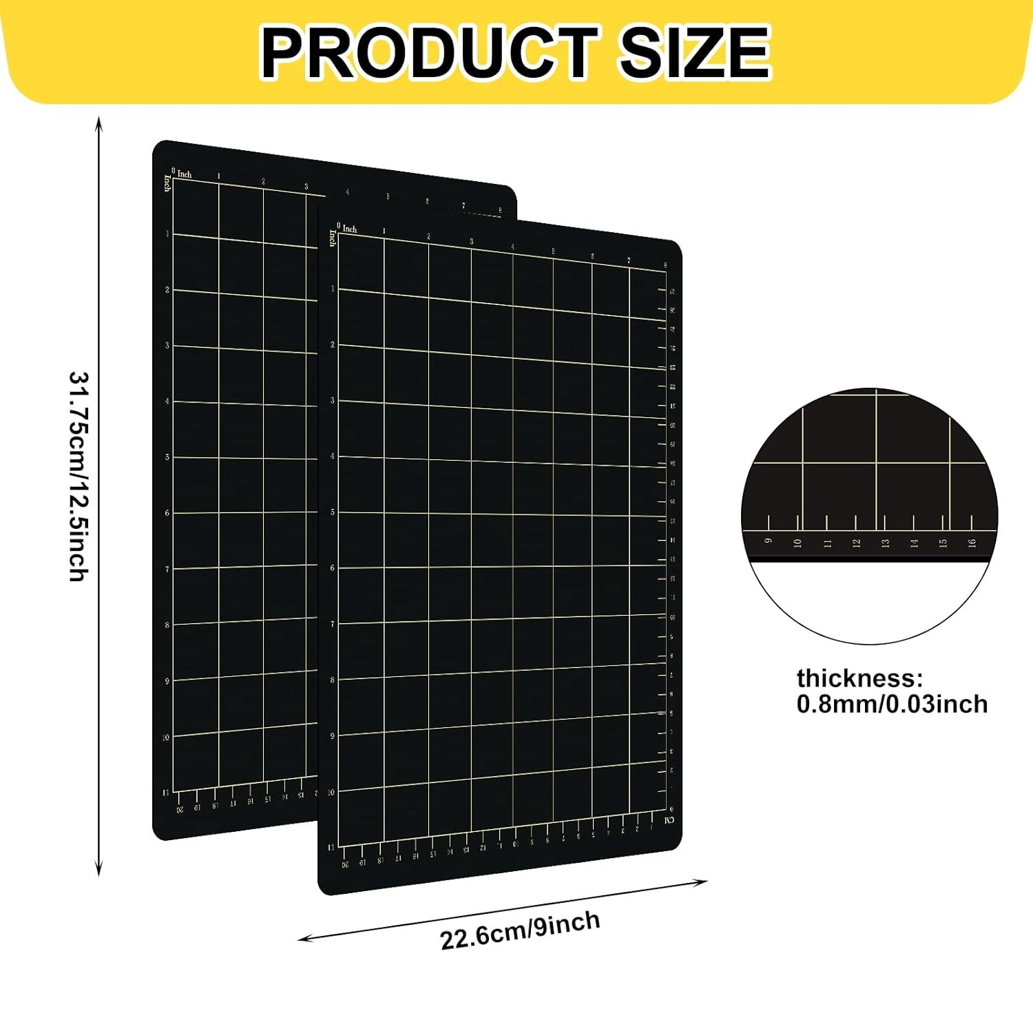Magnetic cutting mat, mesh magnetic gasket, embossing machine mold pad, black magnetic plate die cutting machine accessories: light yellow