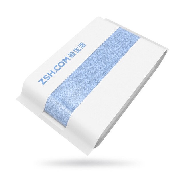 Youpin zsh badetuch waschlappen baumwollhandtuch junger strand 700mm *1400 mm handtuch waschlappen antibakteriell wasserabsorbierend handtücher: Blau