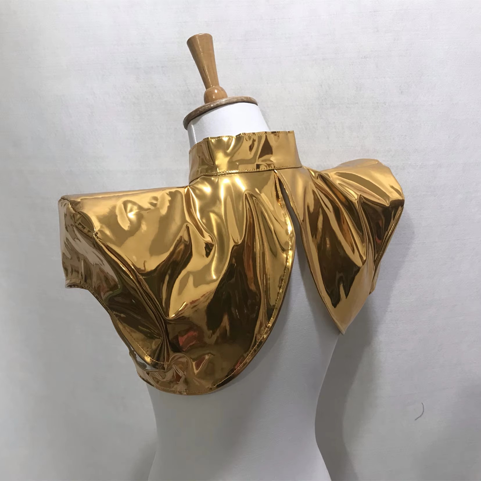 Schulter polster Rüstung Jazz Tanz Unisex Gold Silber Leder Weste männliche Frauen Tänzer Team Performance Kleidung Bar Bühnen zubehör