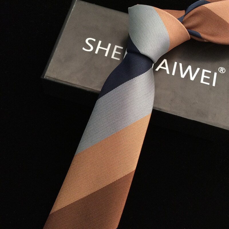 Neue 6CM Roten Streifen Hals Binden Hochzeit Blumen- Gravata Schlank Krawatten Für Männer Krawatten Punkt Mann zubehör: 10