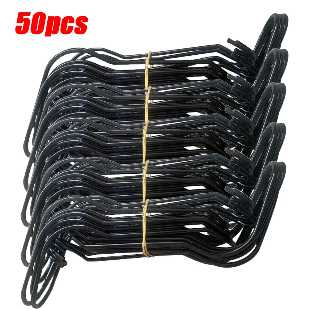 Garden Trellis Clips Metal Plant Vine Stakes Connectors Climbing Frame Buckles for Tomato Cucumber Eggplant Vegetable Support: S / Orange