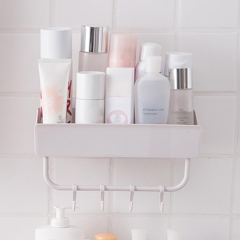 Portable Bathroom Storage Rack Draining Space Storage Storage Saving For Home Plastic Separable Rack Box U9K7: C