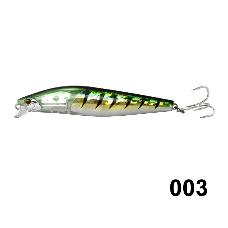 Hunthouse woblere fiskeri lokker 99mm 15g flash boost minnow lokker wolfram vægt system flydende lokkemad dybde 0.1-0.3m: 003
