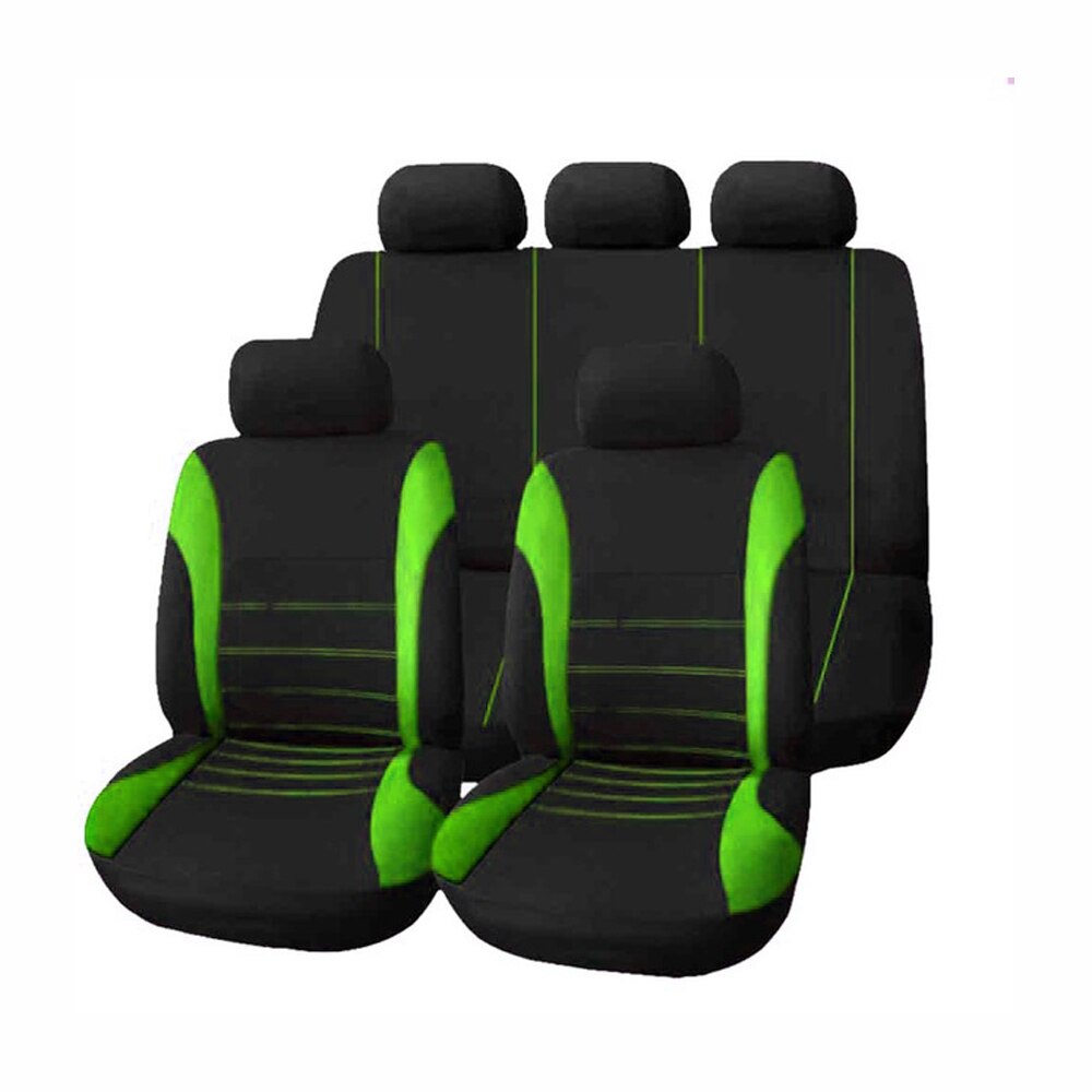 summer car seat cover auto seats covers ventilation accessories for fiat idea linea marea Multipla palio Panda Punto Qubo Tipo: Green