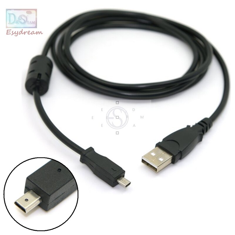U-8 U8 cable de datos USB para Kodak EASYSHARE C180 C1013 M380 M320 M341 M381 M420 M853 M1063 M753 M873 M883 Z915 Zx1 P880 P850
