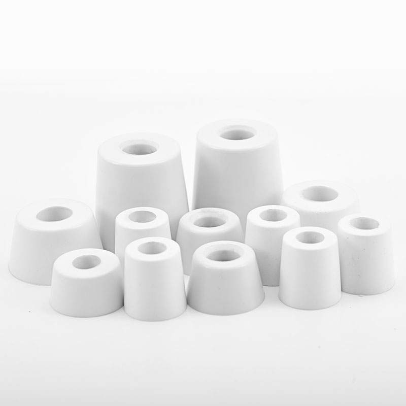 10 Stuks Anti Slip Meubelpoten Voeten Pads Voor Kast Bed Tafel Wit Conische Rubberen Schokkussen Vloer Beschermer Meubelonderdelen