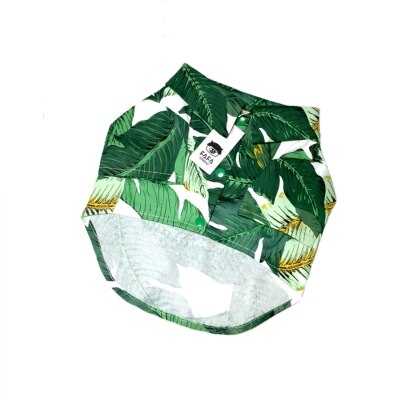 Kæledyrsprodukter hunde tøj sommer tøj hawaiisk fransk bulldog og mops nederdele: T shirt / M