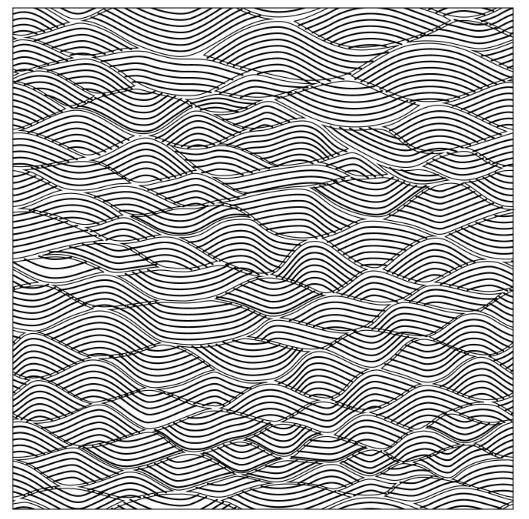 9cm Polymer Tonne Textur matt DIY Keramik Tonne Schmuck Eindruck Linderung Stempel Polymer Ton Werkzeuge Mandala Blume Textur Stempel: Welle fein