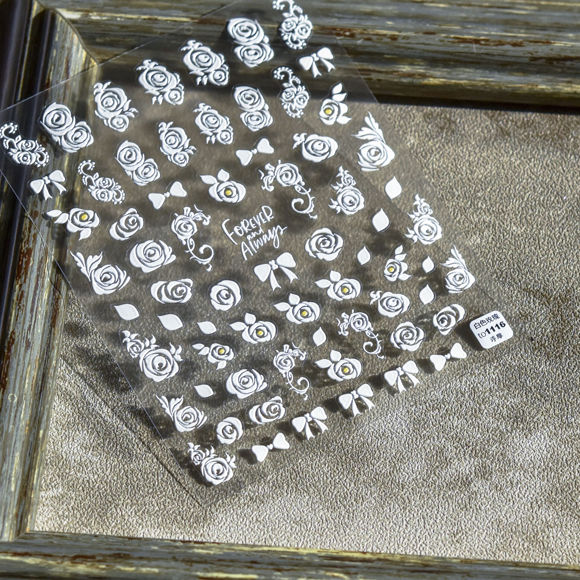 Pferd Sterne Mond 5D Geprägt Schmetterling Nagel Aufkleber Kunst Presse auf NäGel Decals Dekorationen Transfer Nagel Folie Manikübetreffend: 1116